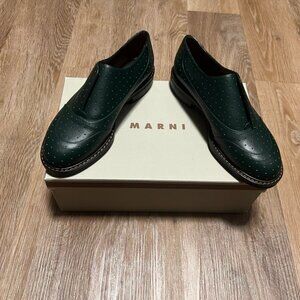 Marni Perforated Leather Loafers